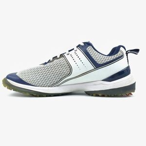 SQAIRZ Speed Mesh Golf Shoes Performance Sneaker White Blue Athletic Sporty 11.5
